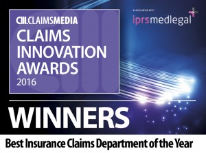 Claims Innovation - Insurance Claims award