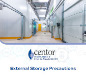 External Storage Precautions